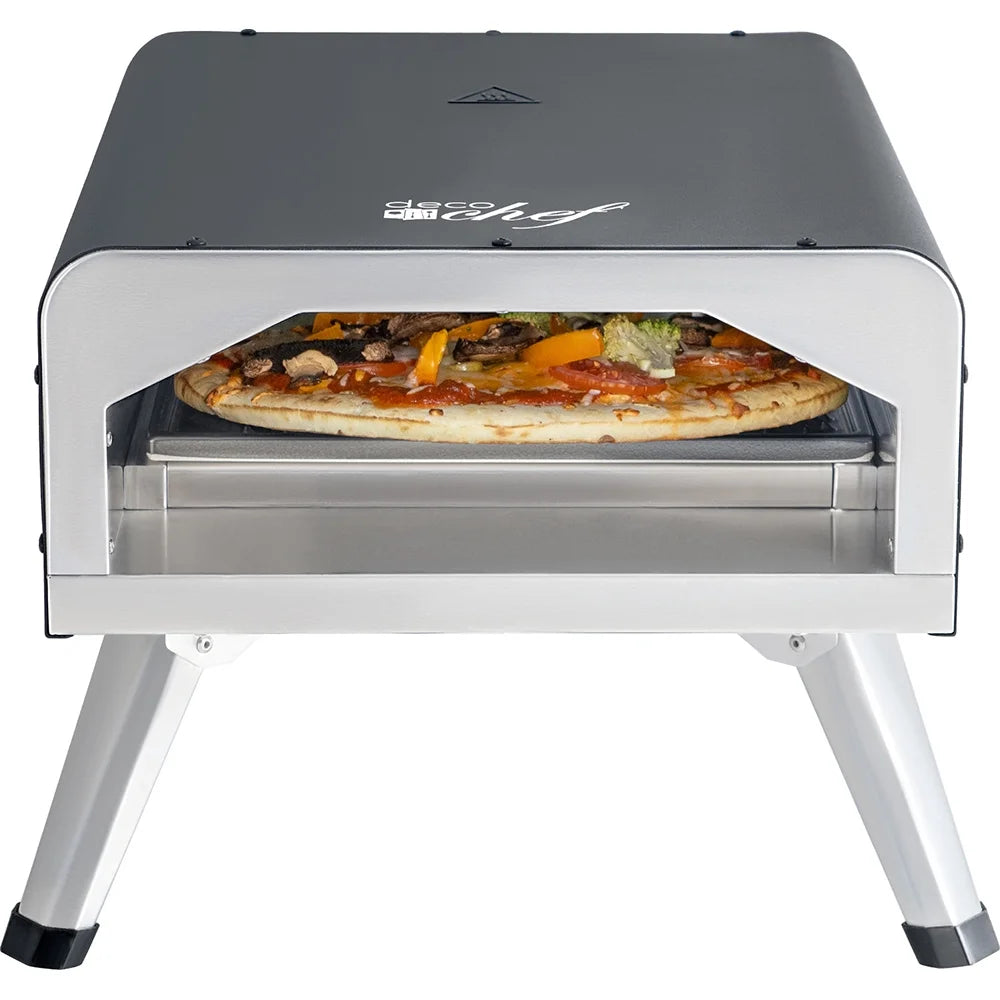Electric Pizza Oven with 12-Inch Ceramic Stone and Grill I9244