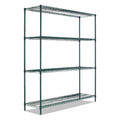 Black 4 Shelves Wire Shelving Kit K1440