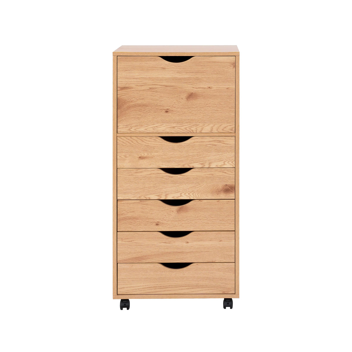 White Wooden Mobile File Cabinet N6217