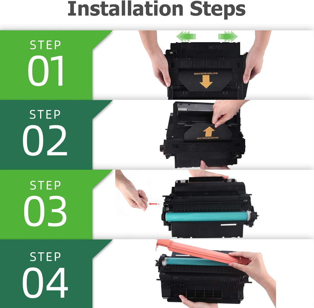 Compatible Black Toner Cartridge 4-Pack Z27186