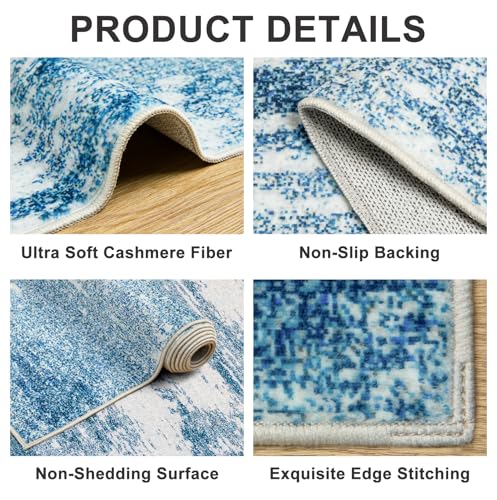 8x10 Washable Non-Slip Area Rug V55553