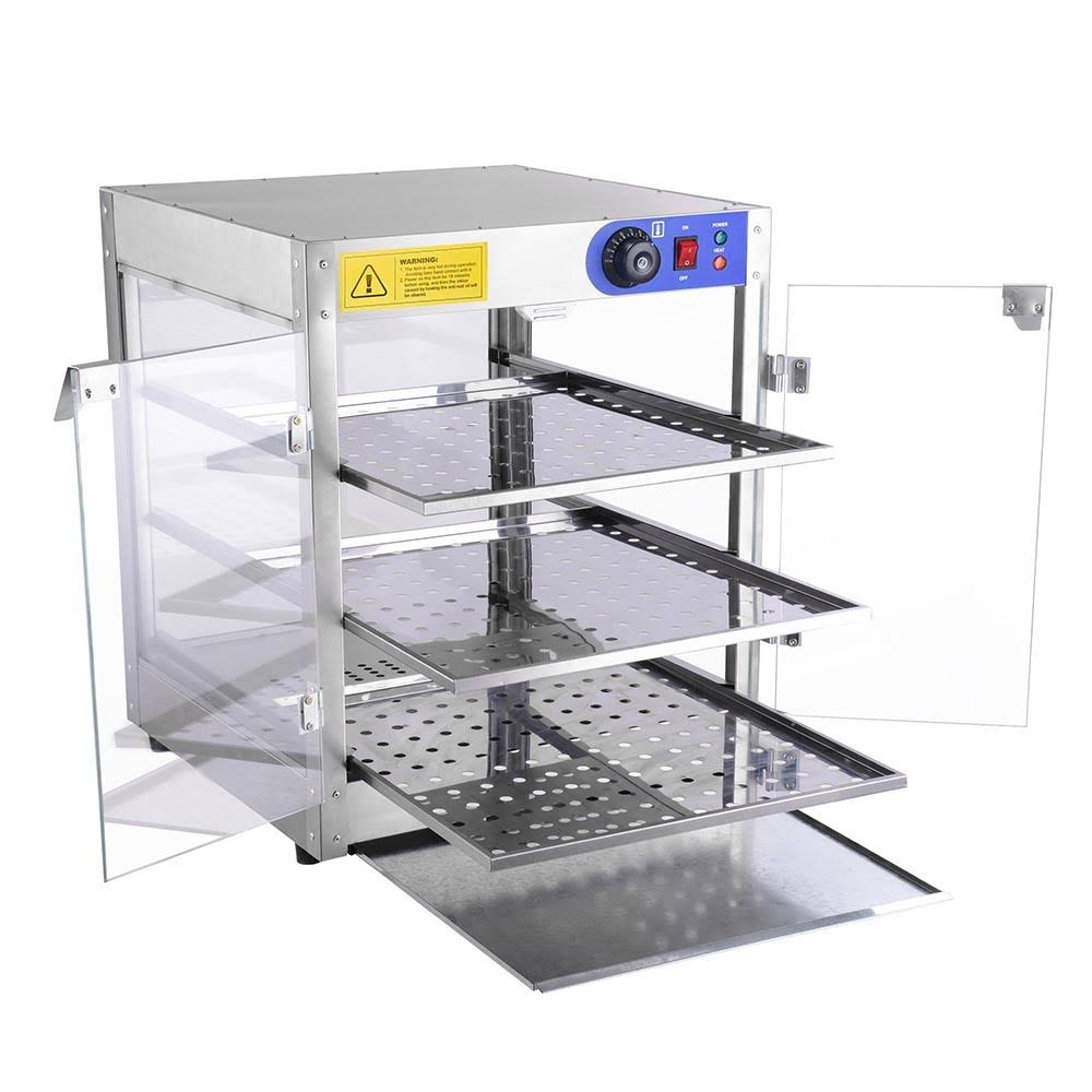 3-Tier Commercial Countertop Food Warmer Display Case Q4508