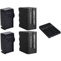 2 x 6600mAh Batteries with Chargers and Converter Kit M8510