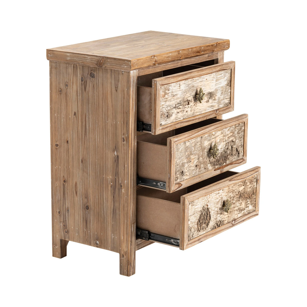 3 Drawer Wood Chest D7994