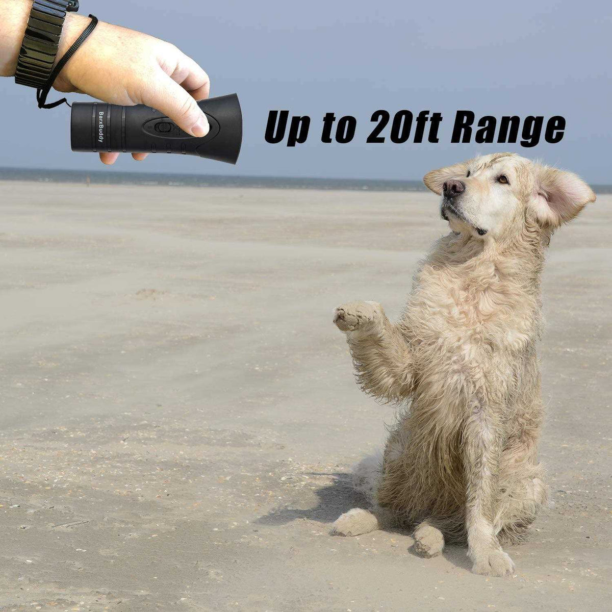Anti Barking Control Device Ultrasonic with LED Lights and Strap O501