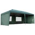 10 x 20 Gazebo Canopy Tent with Removable Sidewalls Green G2823