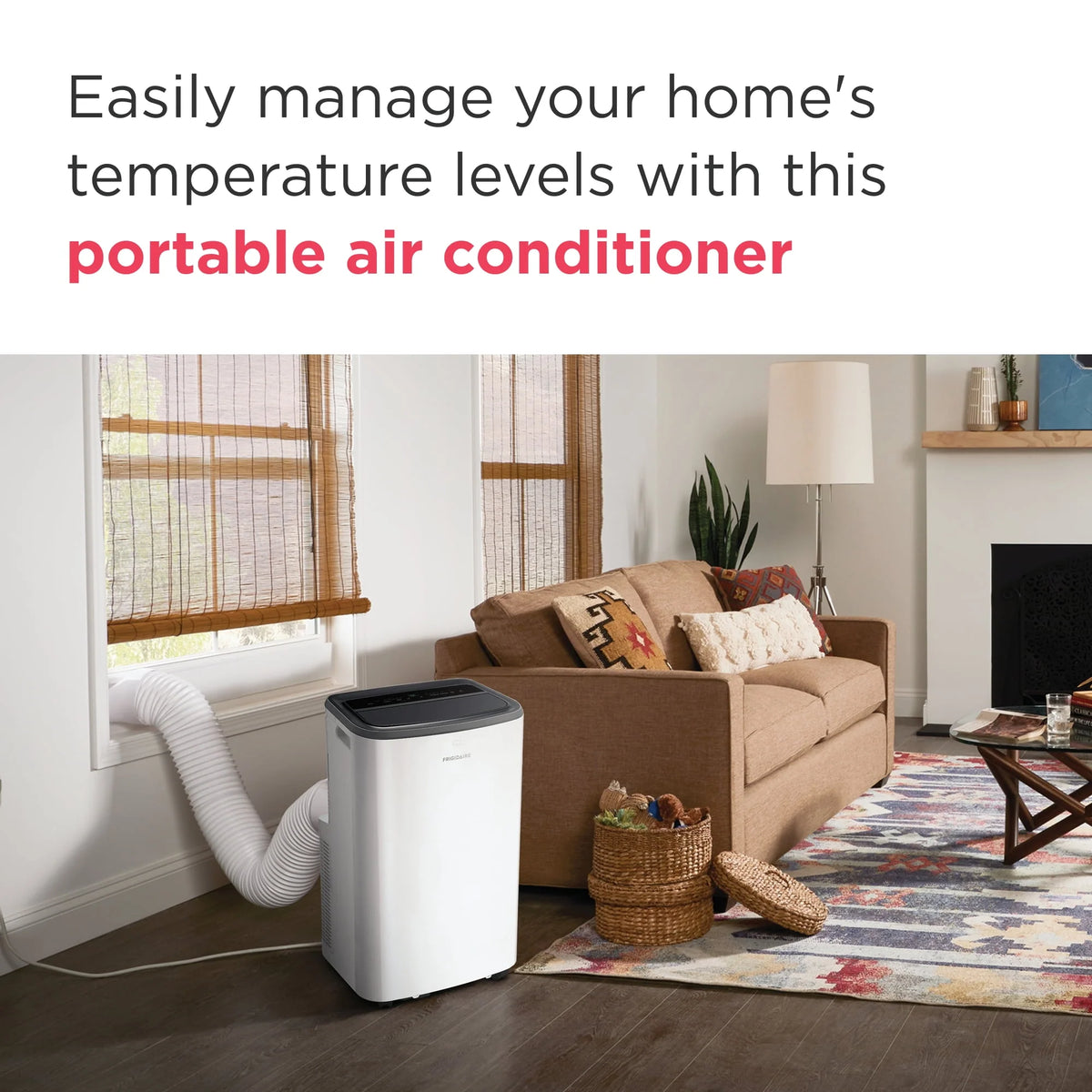 14,000 BTU 3-in-1 Portable Air Conditioner with Wi-Fi T255