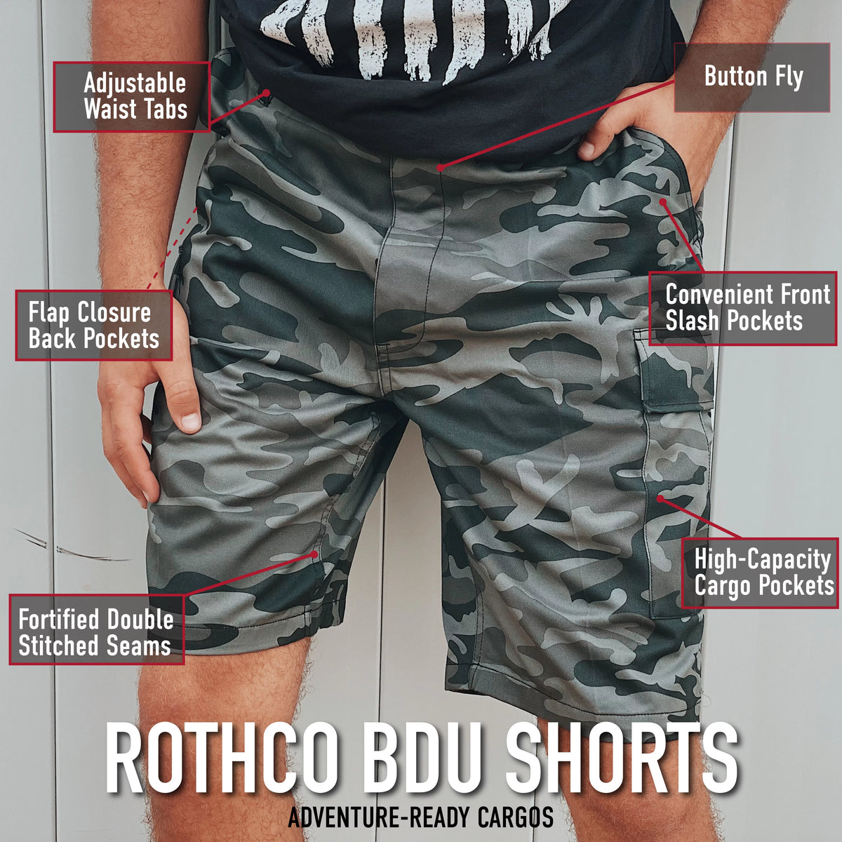 Khaki Cargo Shorts V816
