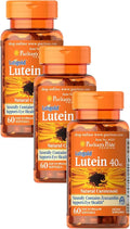 Lutein 40 Mg with Zeaxanthin 60 Ct Pack of 3 T8294