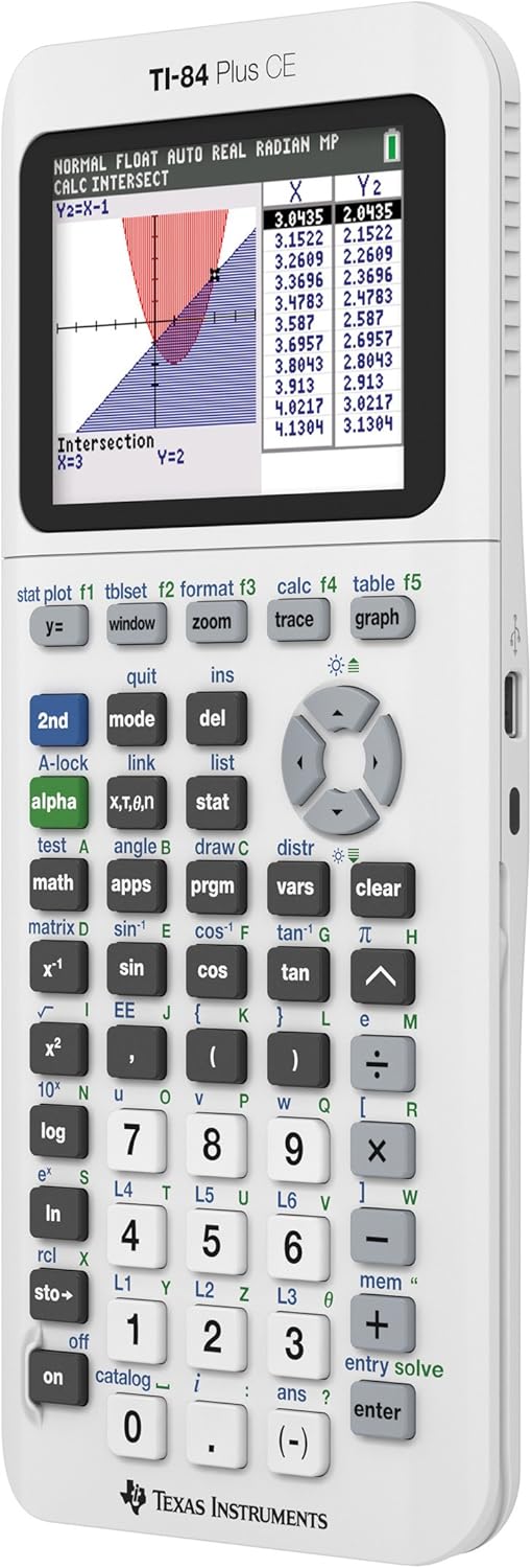 Black 7.5 Inch Color Graphing Calculator T68245