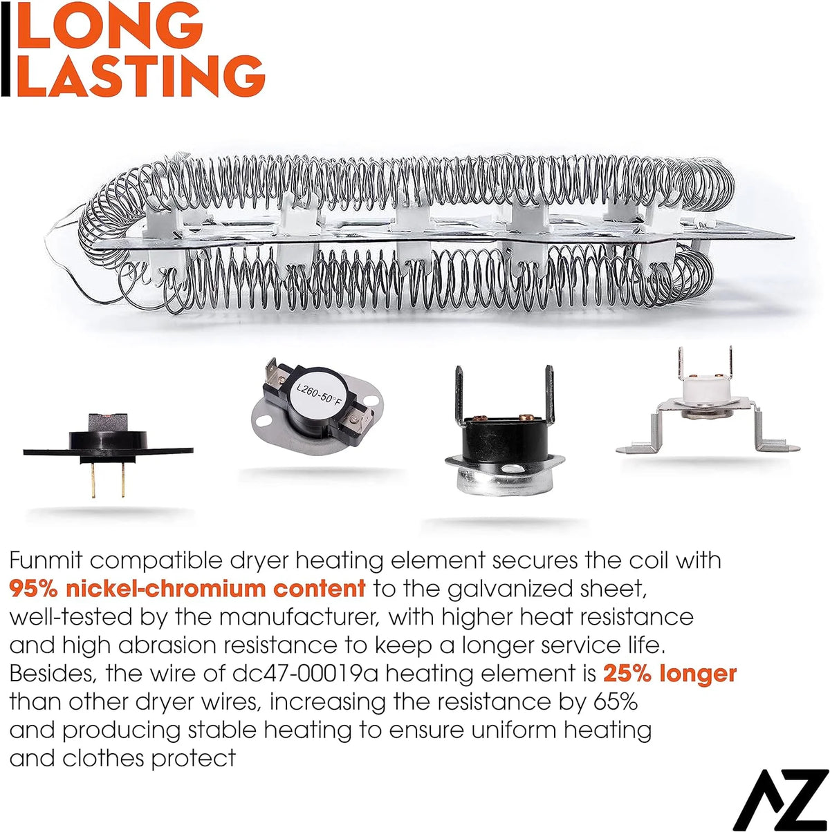 Dryer Heating Element & Fuses U46238