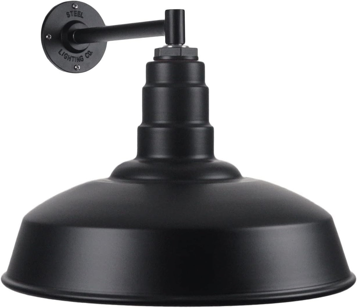 16 Dome Gooseneck Outdoor Wall Mounted Barn Light R9114
