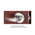 Bright Bronze Clear Coated Cylindrical Lock I57016