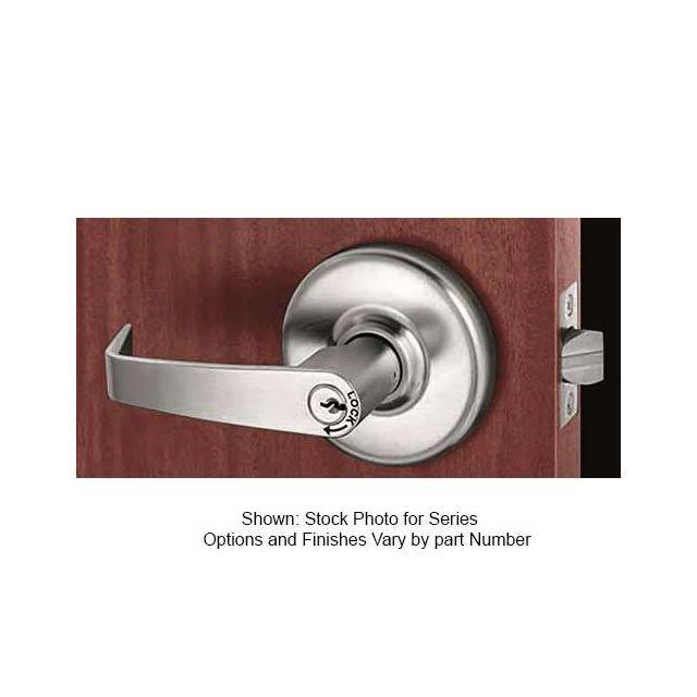 Bright Bronze Clear Coated Cylindrical Lock I57016