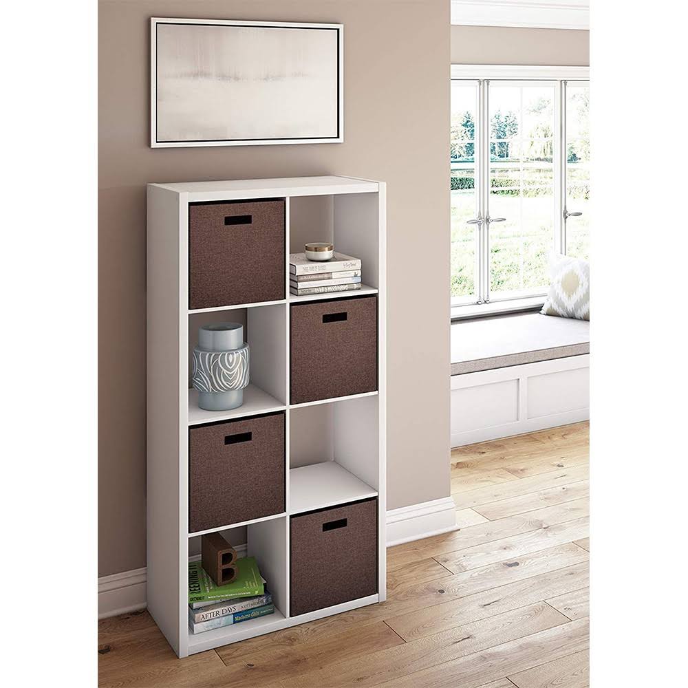 White 8-Cube Storage Organizer (3 Pack) S36985