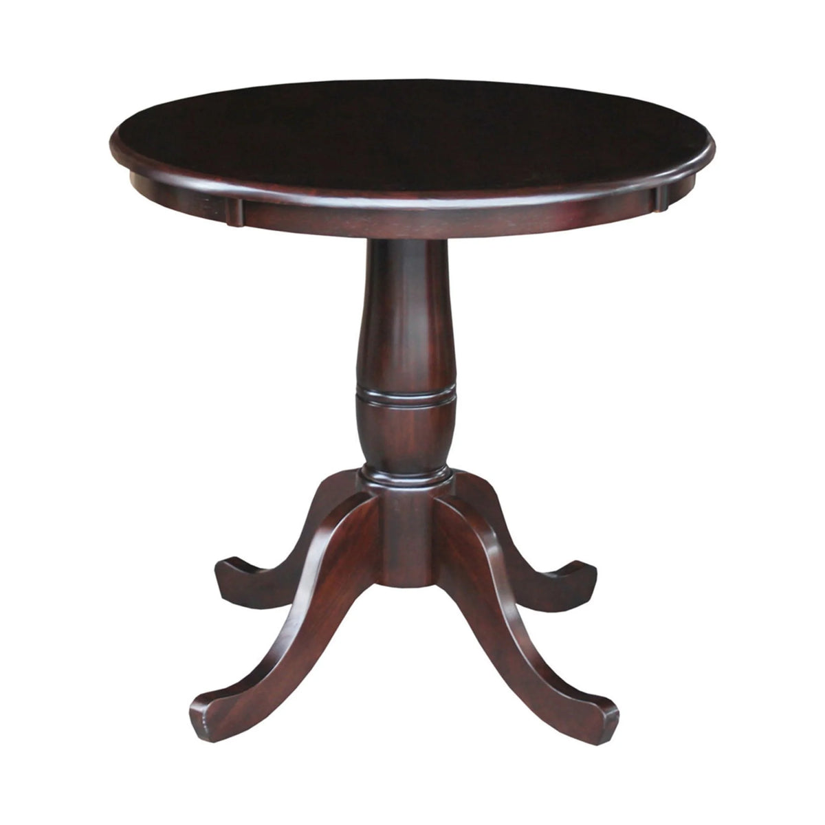 30" Round Wood Dining Table S417565