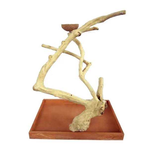 Java Wood Table Top Play Stand O989101