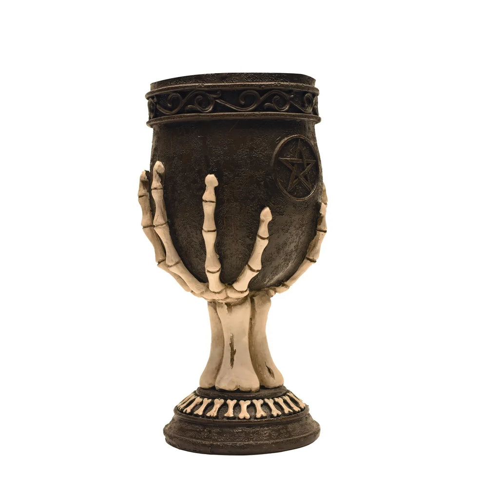 Skeleton Hands Chalice Cup Wine Goblet W95580
