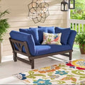 Convertible Outdoor Daybed Sofa Green Cushion D833354