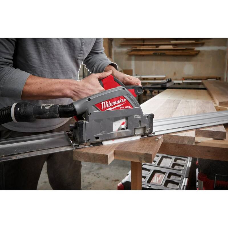 18V Brushless Cordless 6-1/2 in. Plunge Track Saw Combo Kit D5977
