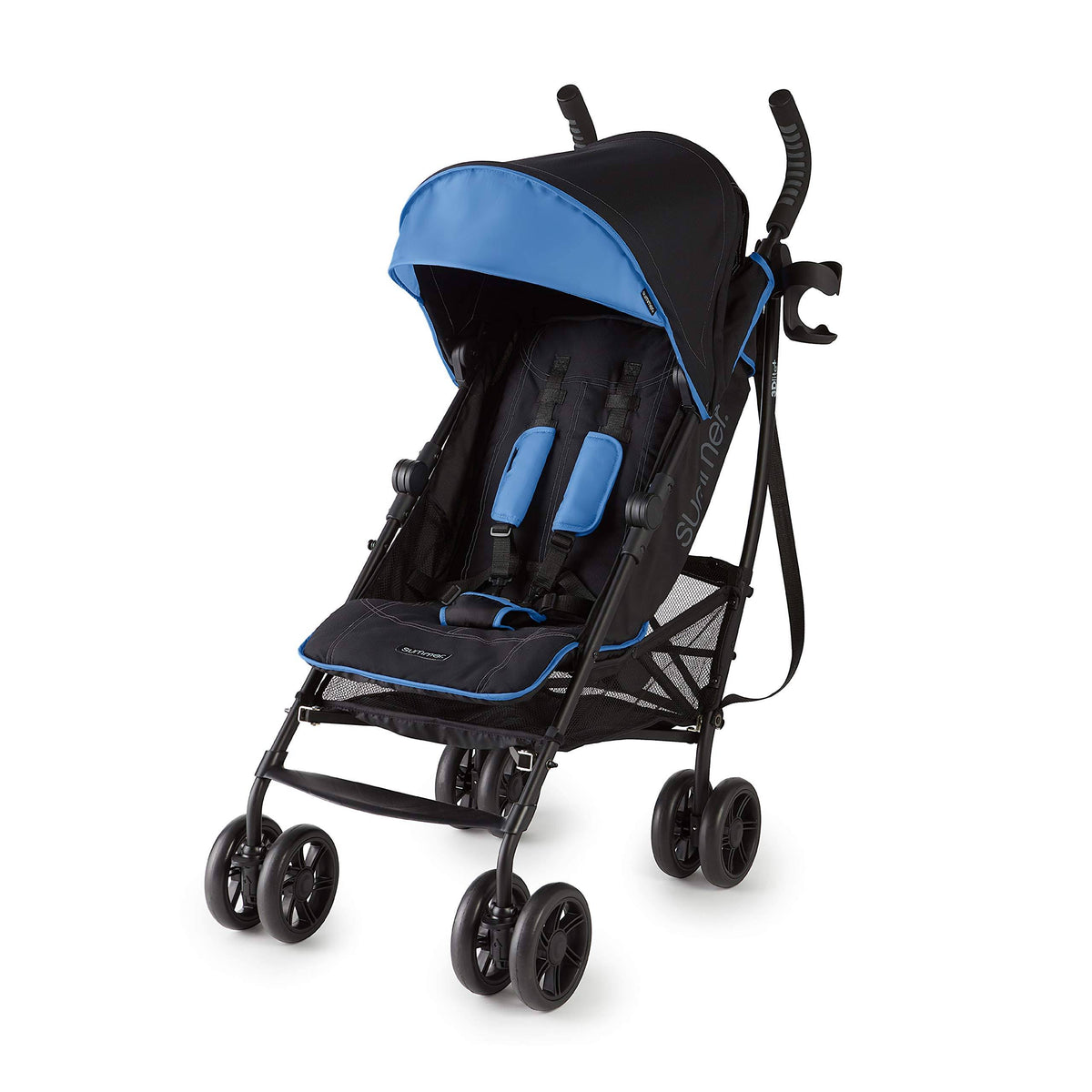 Blue Matte Black Convenience Stroller K9770