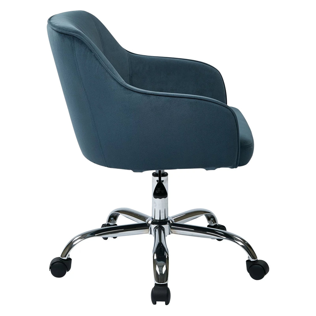 Charcoal Velvet Task Chair N753