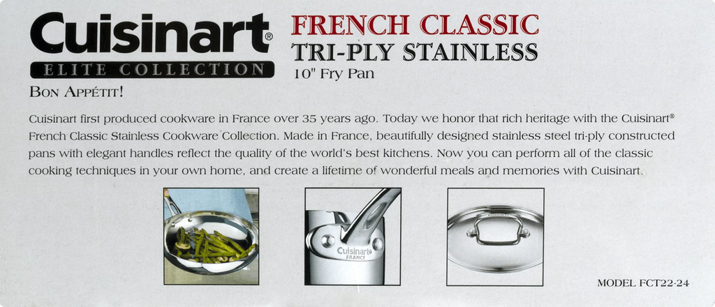 10" Tri-Ply Stainless Fry Pan E8889