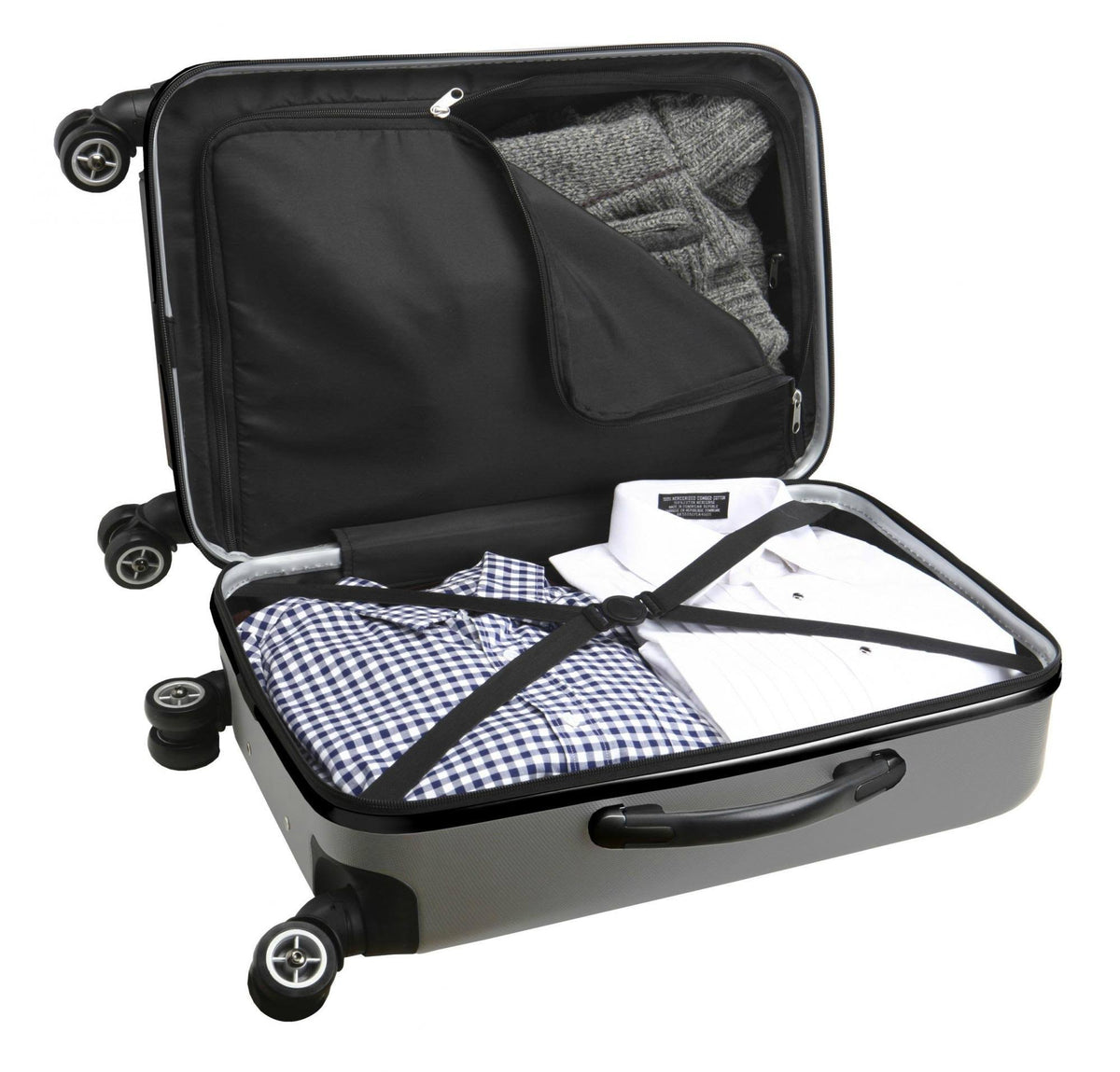 Silver 8-Wheel Hardcase Spinner Carry-On A73832