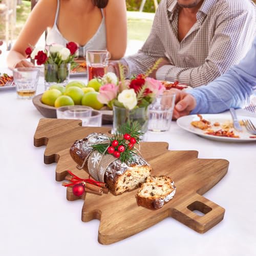 Acacia Wood Christmas Tree Cutting Board W985