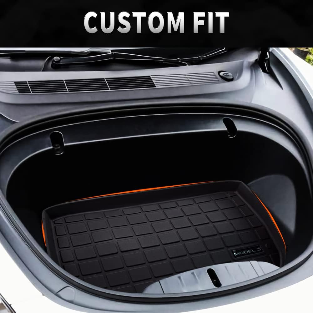 Front Trunk Liner All Weather Frunk Cargo Mat T1177