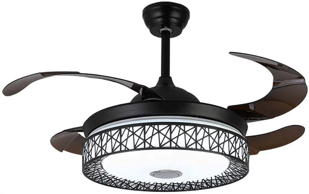 42 Inch Black Ceiling Fan Light with Remote T18785