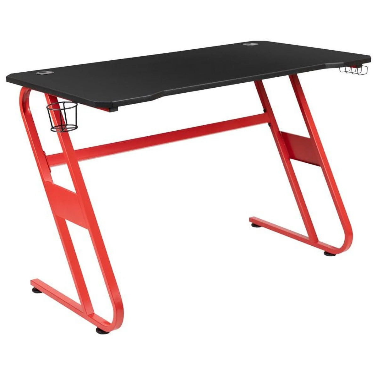 Red Gaming Desk and Reclining Swivel Chair D452