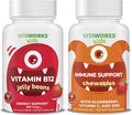 Kids Vitamin B12 Elderberry Zinc C Chewables I51563