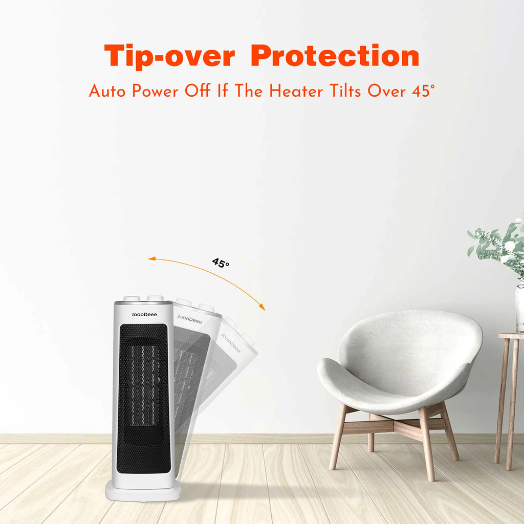 17" 1500W 1000W Oscillating Ceramic Space Heater Y241032