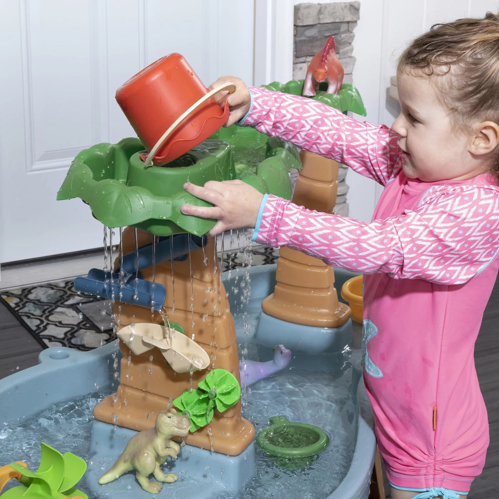 Gray Plastic Water Table with 13-piece Playset F142885