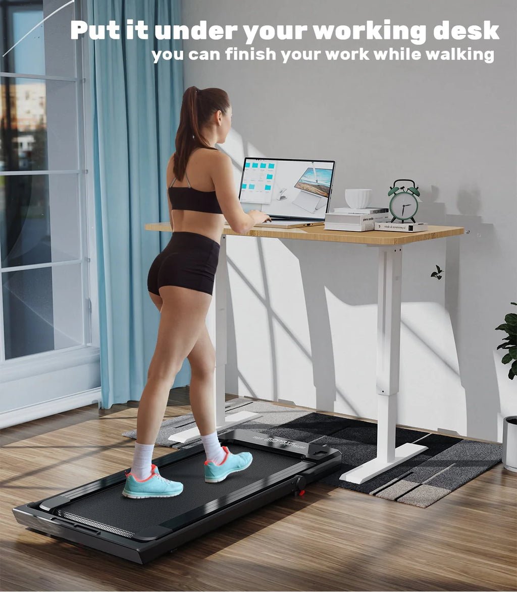 Folding Treadmill 265 lbs Capacity Black U507
