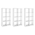 White 8-Cube Storage Organizer (3 Pack) S36985