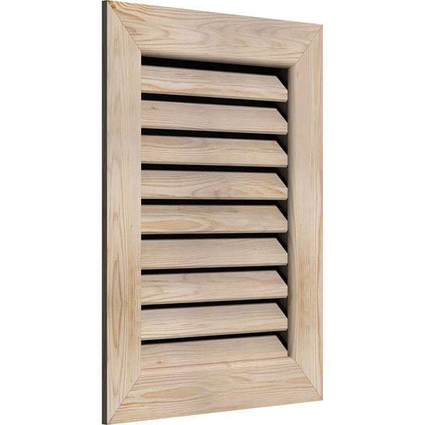 Vertical Gable Vent Unfinished Functional O4845