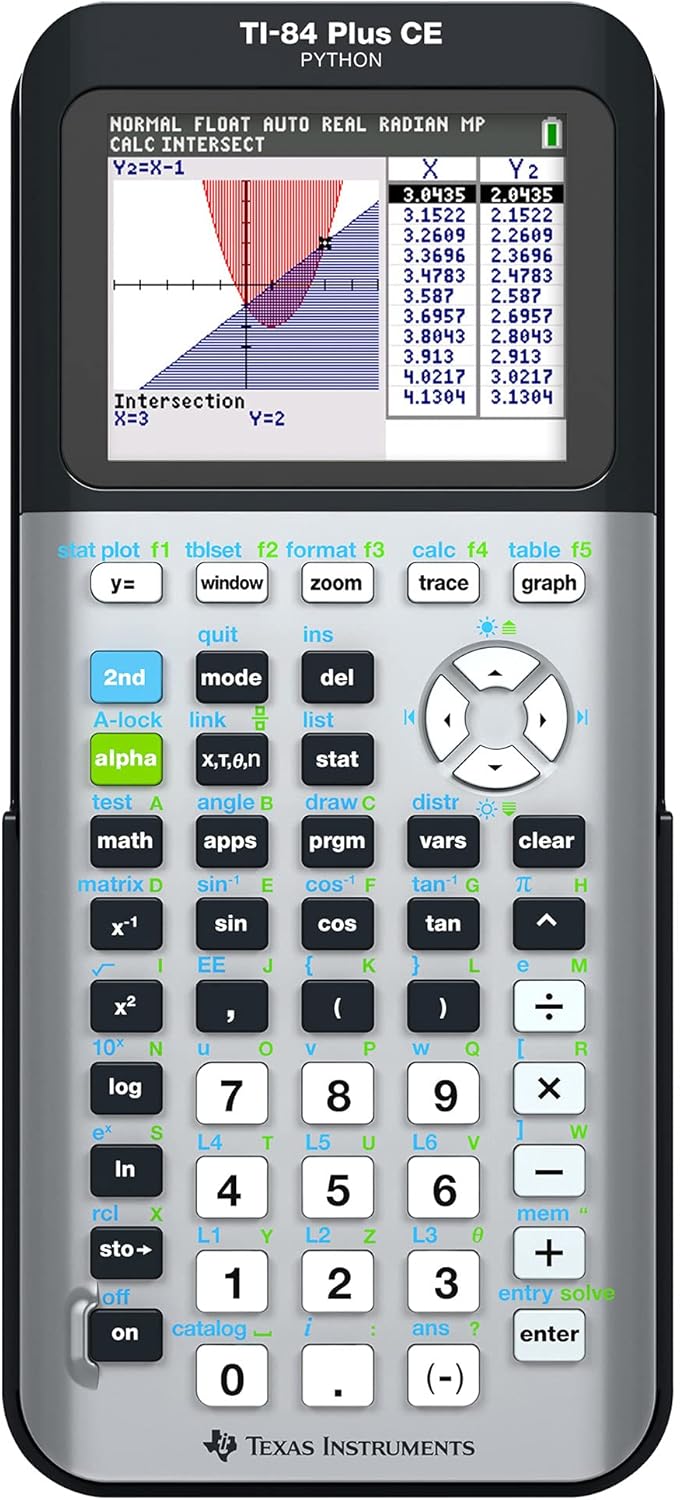 Black 7.5 Inch Color Graphing Calculator T68245