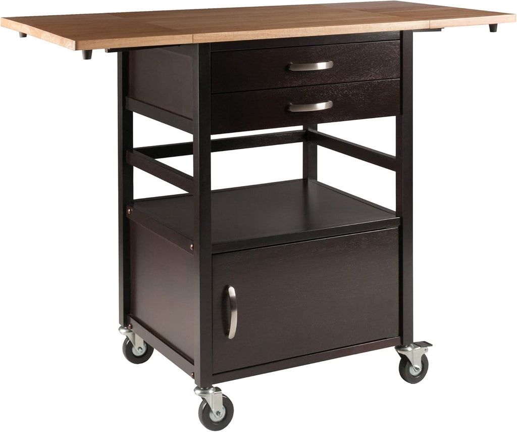 Black Kitchen Cart V834