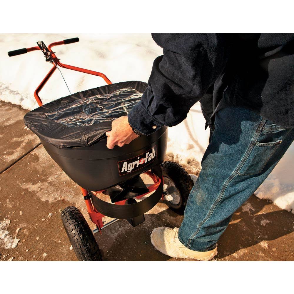 130 lb Push Broadcast Salt Spreader X79025