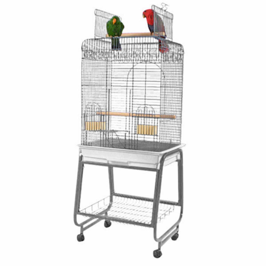 White Play Top Cage with Removable Stand I928788