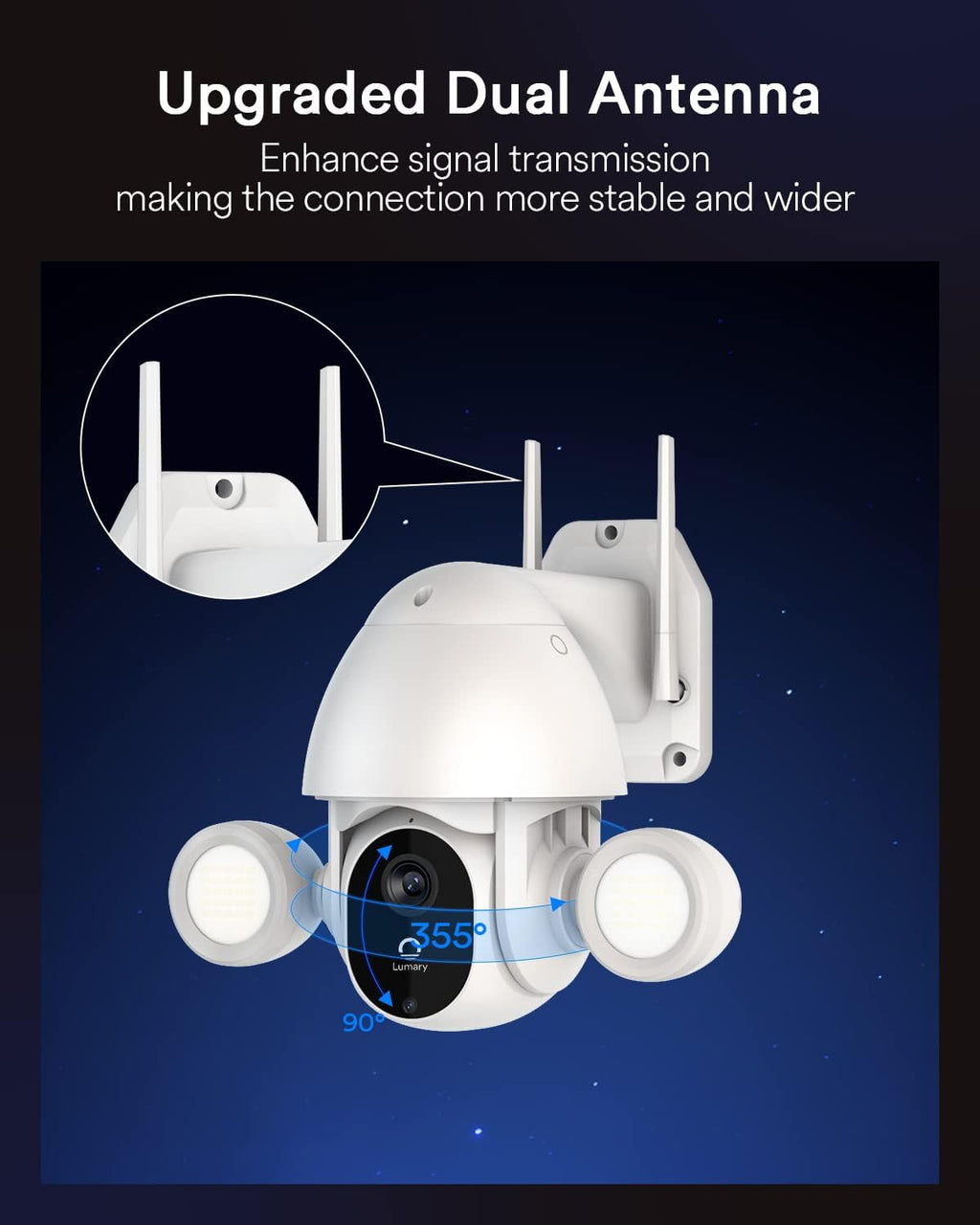 2K Outdoor Security Camera with Color Night Vision R876