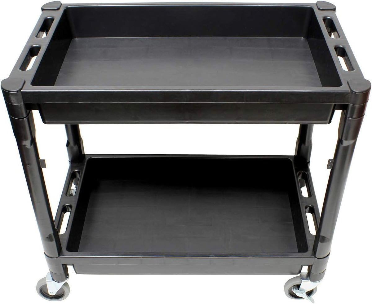 Plastic Utility Rolling Cart with Shelves K680