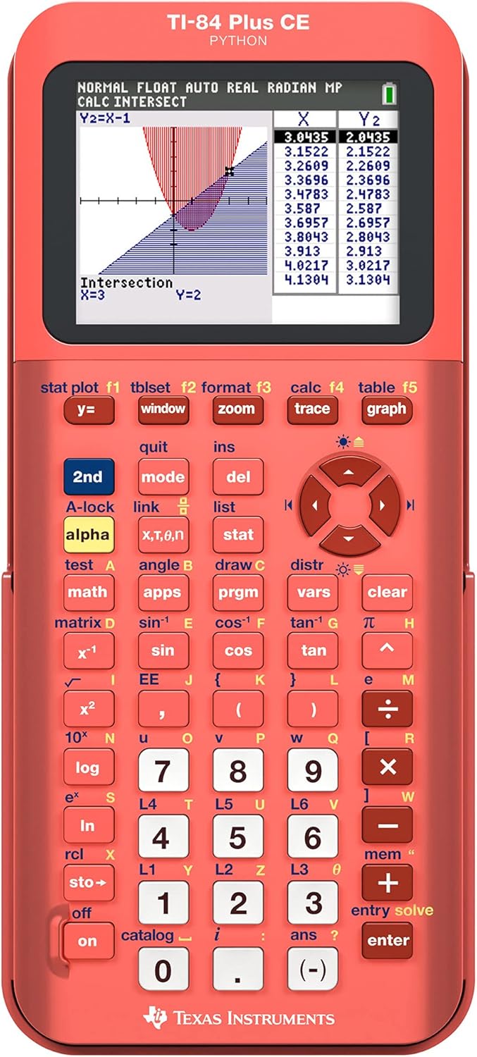 Black 7.5 Inch Color Graphing Calculator T68245