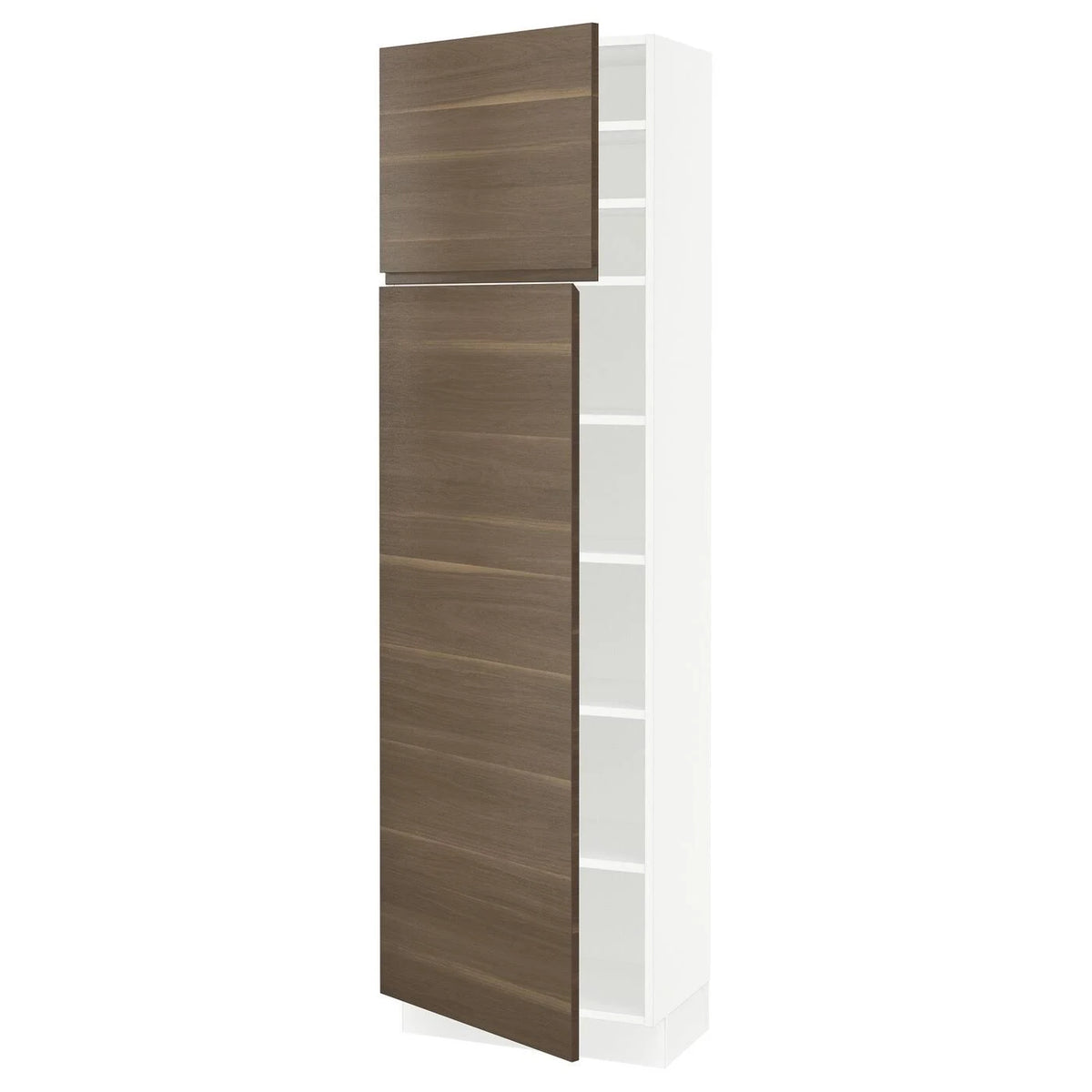 White High Cabinet with Shelves and 2 Doors L3187