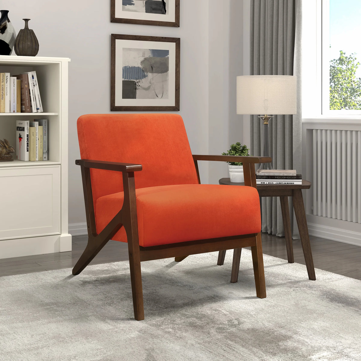 Orange Lounge Chair W200672
