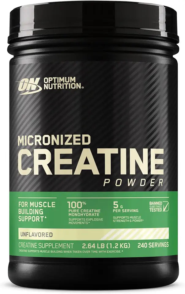 Unflavored Micronized Creatine Monohydrate Powder 240 Servings E130879