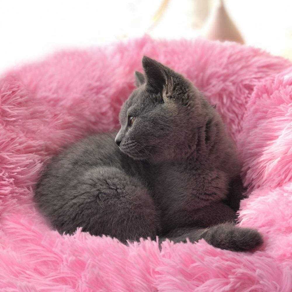 Soft Plush Round Pet Bed H2835
