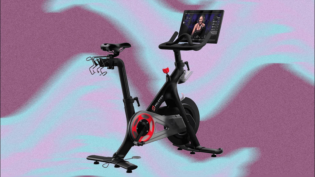 Indoor Stationary Exercise Bike with 22 HD Touchscreen N3987